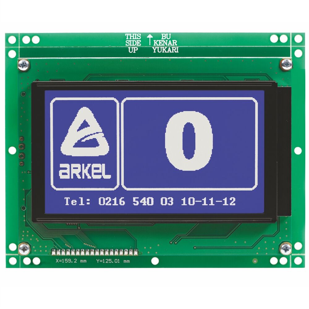 ARKEL -LCD240128A-P DISPLAY 114X64MM