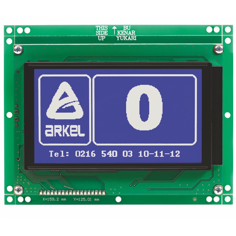 ARKEL -LCD240128A-P DISPLAY 114X64MM - Thumbnail